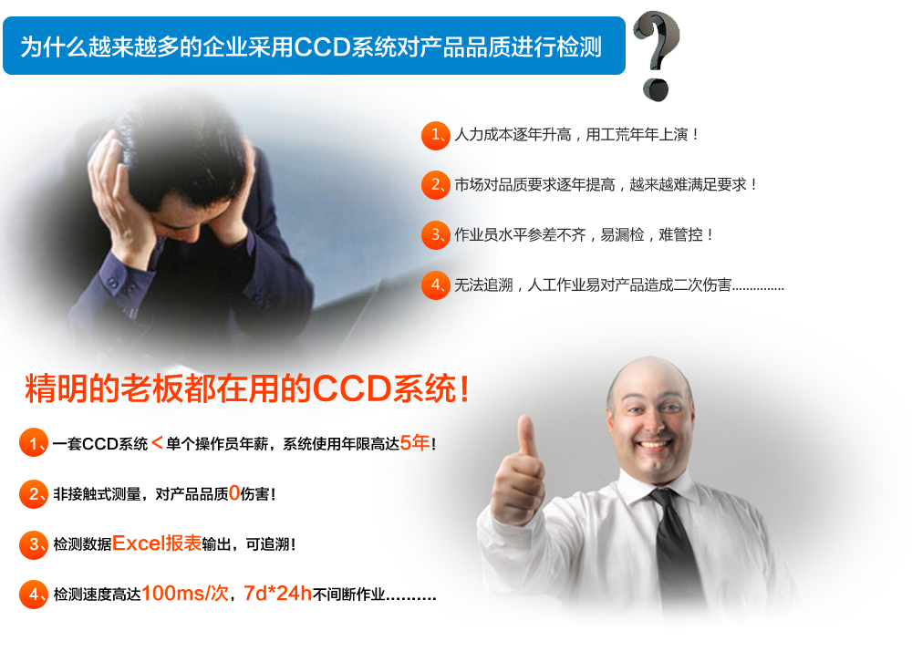 ccd相比人工的優勢